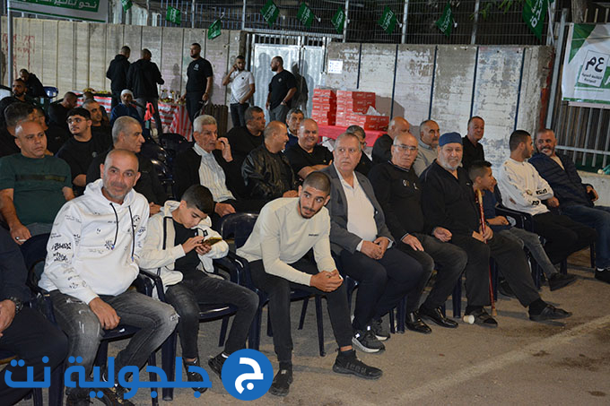 لقاء انخابي حاشد للقائمة الموحدة في بيت الأخ اكرم عابد في جلجولية 